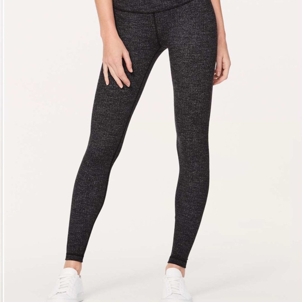 lululemon wunder under high rise 7/8 25 inch size 4